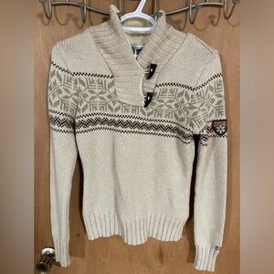 THE NORTH FACE-Women's summit seriesTan and Cream knit sweater